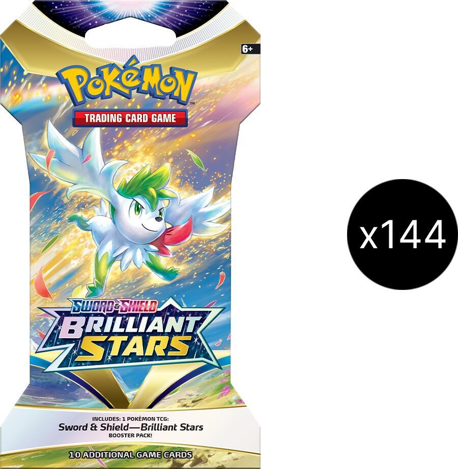 Brilliant Stars Sleeved Booster Pack Case